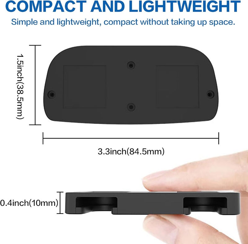 Uberwith 2 Pack Under Desk Controller Stand for PS 5/4 Controller Table Mount with Strong Adhesive Holder for PS 5 Mount Controllers - Image 4